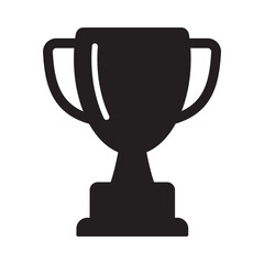 Trophy icon. Trophy cup, winner cup, victory cup icon. Reward symbol sign for web and mobile.
