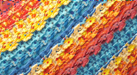 Obraz premium colorful fabric texture