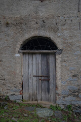 ruins of the ghost town of Gairo, central Sardinia