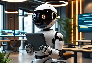 Fototapeta premium robot teaching