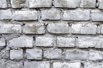 Fototapeta premium brick wall, light gray in color, with a neutral tone