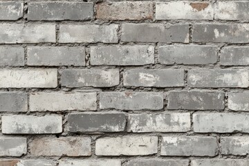 Obraz premium brick wall, light gray in color, with a neutral tone