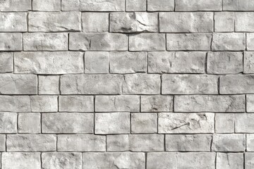 Fototapeta premium brick wall, light gray in color, with a neutral tone