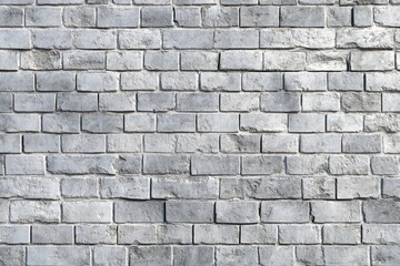 Fototapeta premium brick wall, light gray in color, with a neutral tone