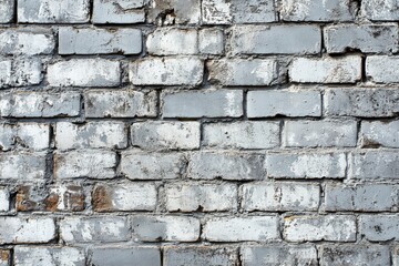 Fototapeta premium brick wall, light gray in color, with a neutral tone