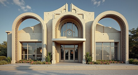 Obraz premium entrance to the church