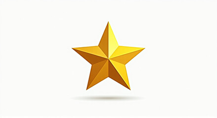 Obraz premium golden star icon