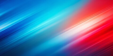 Vibrant red and blue gradient background with soft, blurred edges, creating a dynamic and energetic visual contrast