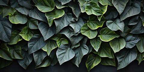 Obraz premium green leaves background