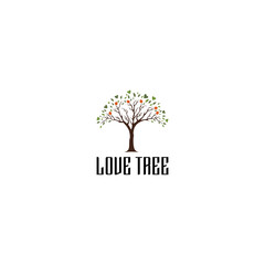 Fototapeta premium Love Tree.eps