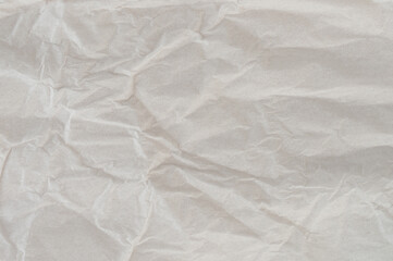White crumpled paper surface background
