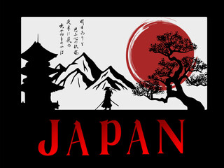 Japanese culture vector