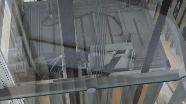elevator mechanisms cable and sensors