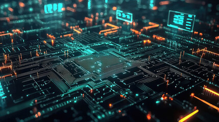 Obraz premium Technology Background 