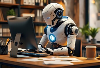 Fototapeta premium robot studio
