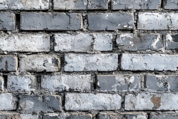 Fototapeta premium Gray brick wall background, seamless texture