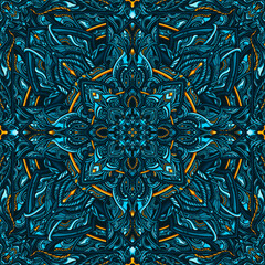 Ethnic, seamless pattern, Indian pattern, vintage geometric, floral, seamless pattern, geometric, tribal, print, textile, fabric, Ethnic Indian Motifs texture  vector
