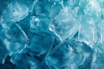 Captivating ice cube background and texture photography for creative projects and designs