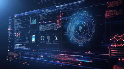 Fototapeta premium Technology Background 