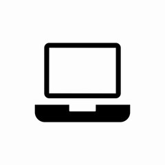 laptop device icon sign vector