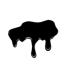 Black Liquid Drops 