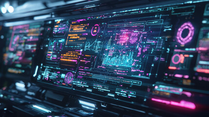 Fototapeta premium Technology Background 