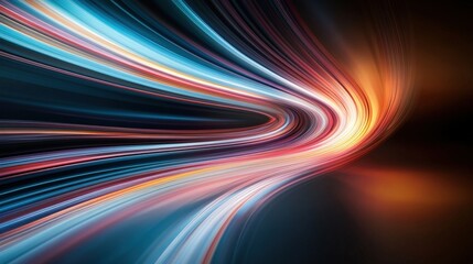 Obraz premium Colorful Abstract Light Motion Background