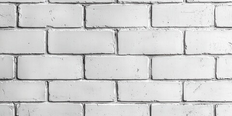 Fototapeta premium Classic white brick wall texture with detailed shadowing and highlights