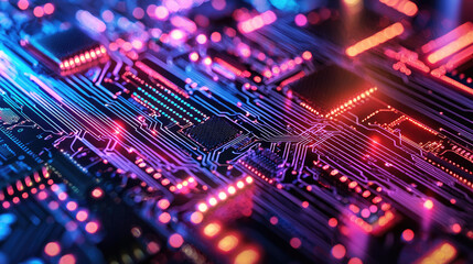 Obraz premium Technology Background 