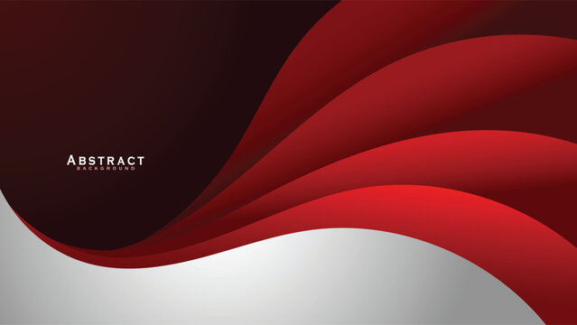 Abstract red vector background with stripes