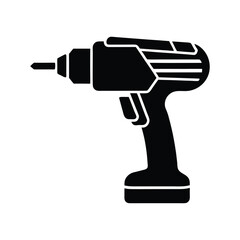 02.Drill silhouette bundle features clean, bold icons perfect for t-shirts, posters, mugs, and bags. Ideal for  enthusiasts, tool-themed designs, and construction-related projects.