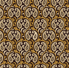 seamless damask wallpaper pattern