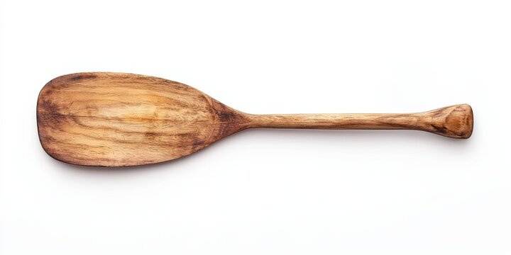 A kayak paddle on solid white background, single object