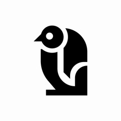 animal penguin icon sign vector
