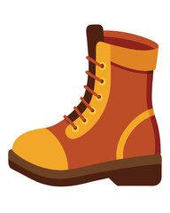 Boots vector illustration isolated on a white background