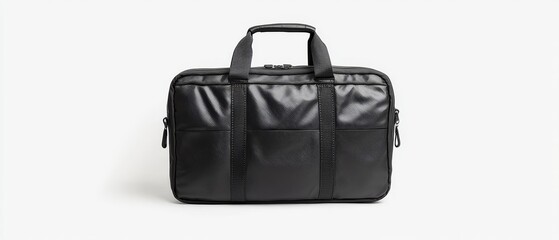 Fototapeta premium A padded laptop case on solid white background, single object