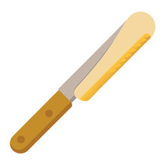 Bread Knife vector illustration