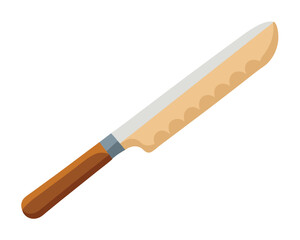 Bread Knife vector illustration