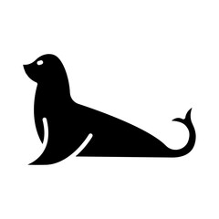Seal black icon