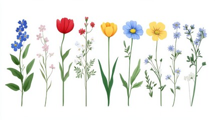 Fototapeta premium Illustrative Floral Excellence