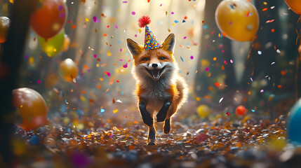 Fox Birthday Forest Party