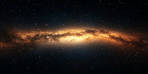 Fototapeta premium Galactic night sky background