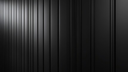 Obraz premium Metallic black texture. Steel sheet roof background. Iron corrugated background. 