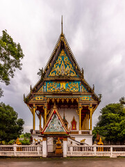 Fototapeta premium The temple of Wat Klang in the city of Trat in Thailand