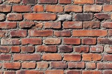Obraz premium seamless brick wall texture with an aged and weathered appearance