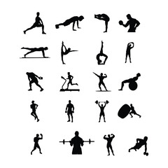 male athletes vector