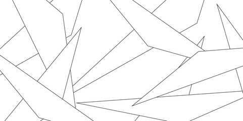 : Abstract background with liens and triangles shape on white background. White and grey geometric overlapping rectangle pattern Geometric background soft shadows as patten ..White polygon textured .	