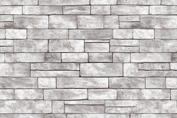 Obraz premium seamless pattern of a light gray brick wall, perfect for adding depth and texture