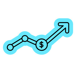 Money Inflation icon, Bussines Development