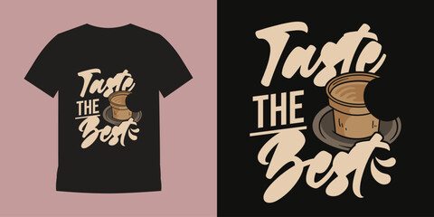 Print Set of coffee art typography quotes, Vintage coffee t shirt designs bundle Free Vector